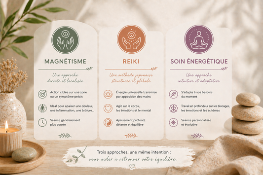 Reiki, magnétisme ou soin énergétique : quelles différences ?