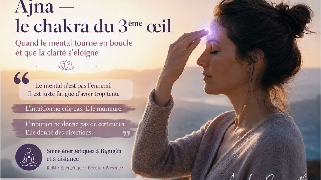 Chakra du 3ème œil bloqué : quand le mental tourne en boucle